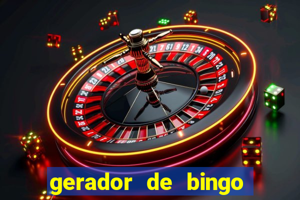 gerador de bingo cha de bebe